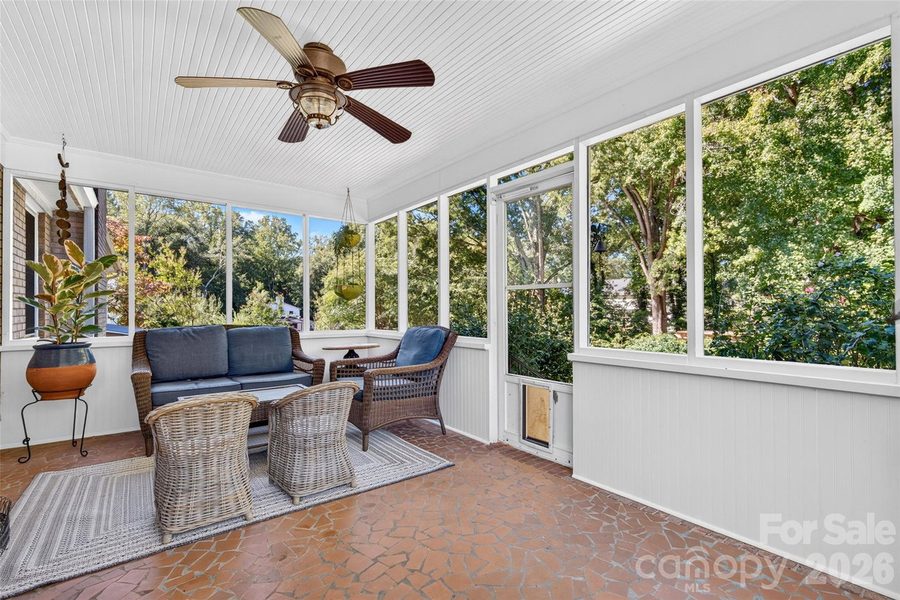 Screened-in porch